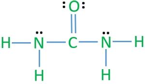 Urea (NH2CONH2) Lewis Structure .